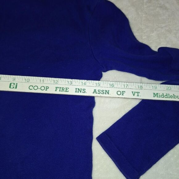 Navy Ralph Lauren 100% cotton long sleeve lightweight sweater - Picture 4 of 7